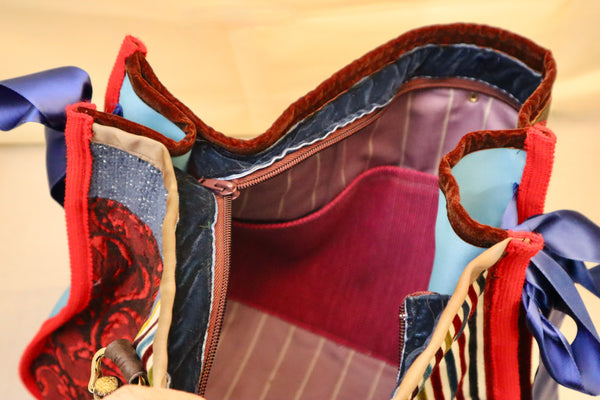 Borsa  rettangolare patchwork