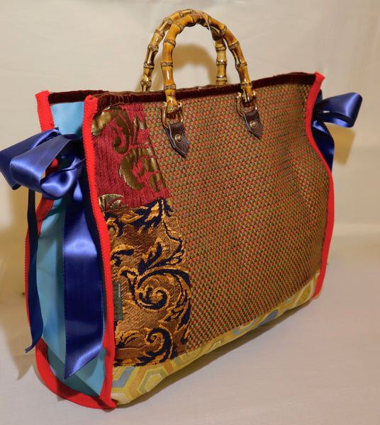 Borsa  rettangolare patchwork