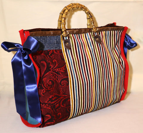 Borsa  rettangolare patchwork