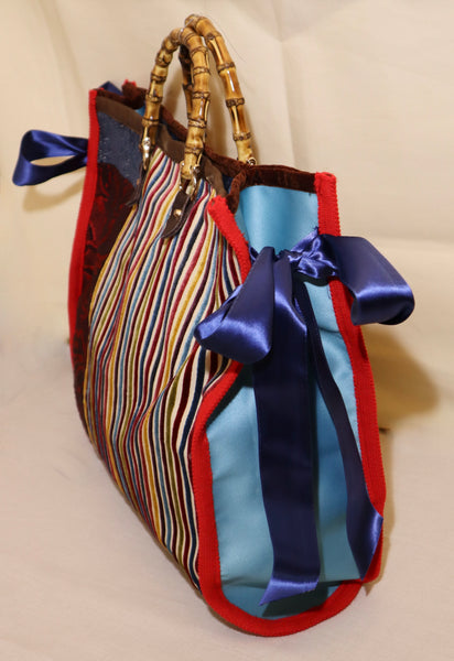 Borsa  rettangolare patchwork