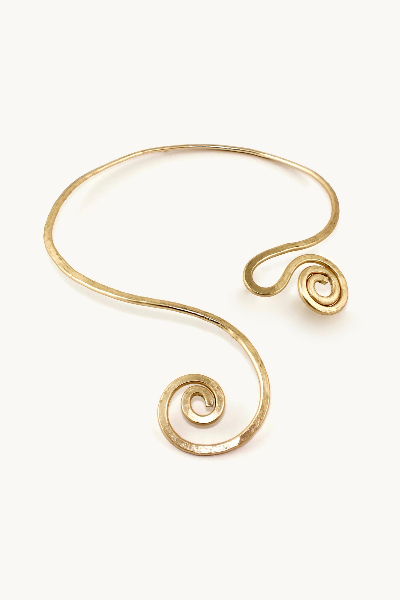 QUARTIERI Collana Rigida Klimt, Alluminio Dorato, regolabile