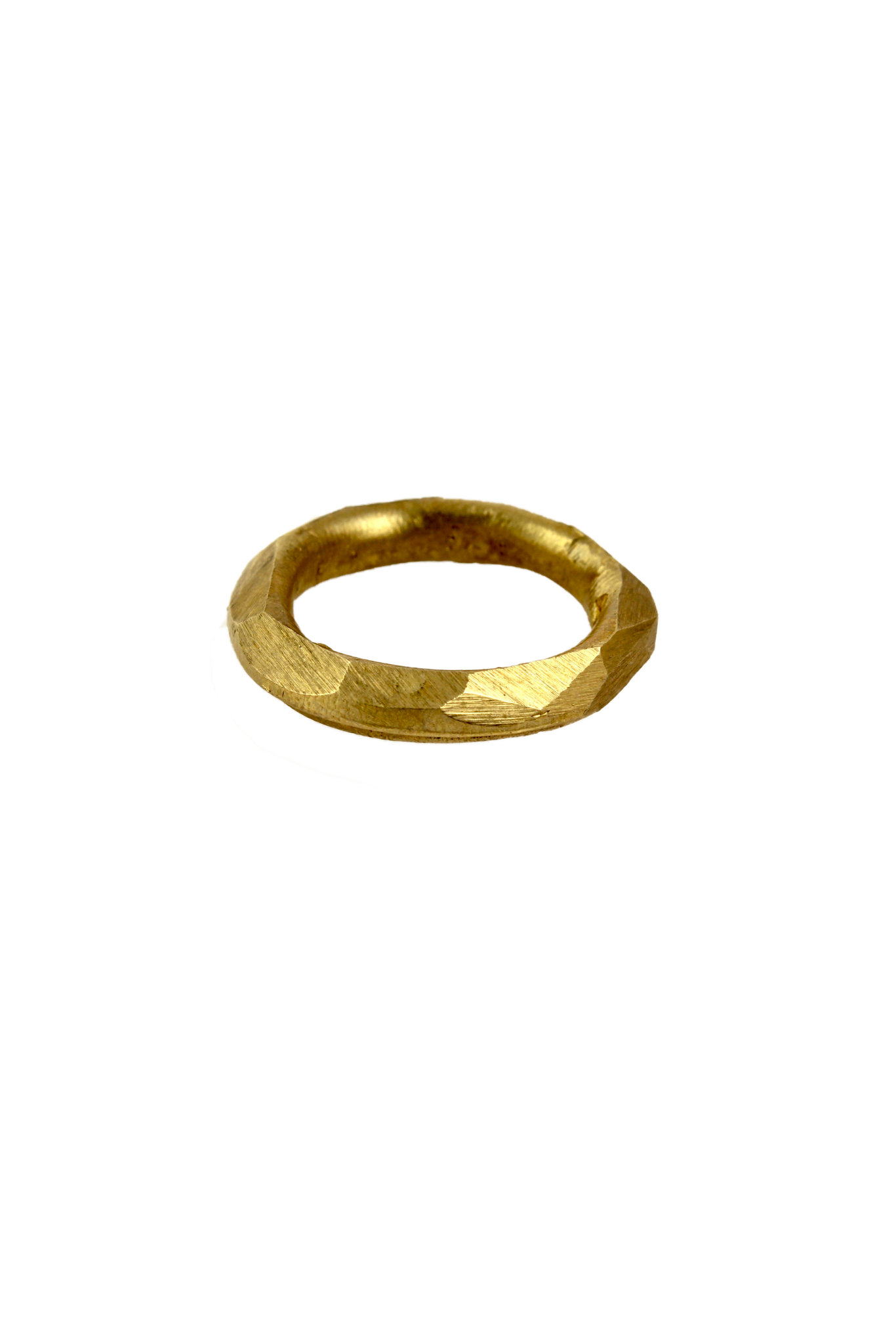 Vintage Anello unisex, bronzo giallo, 22mm