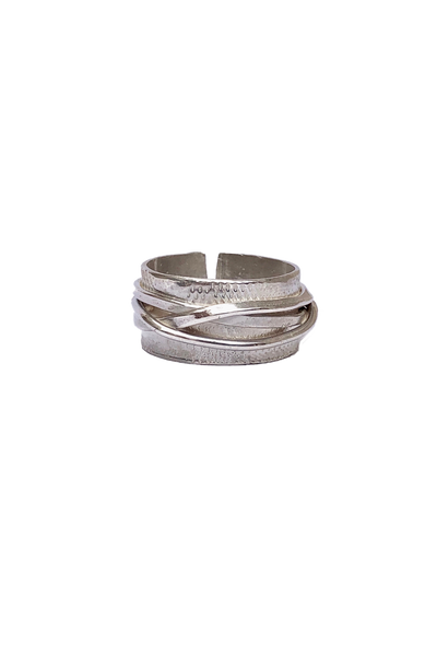 QUARTIERI Essentials Anello Argento 925 Regolabile
