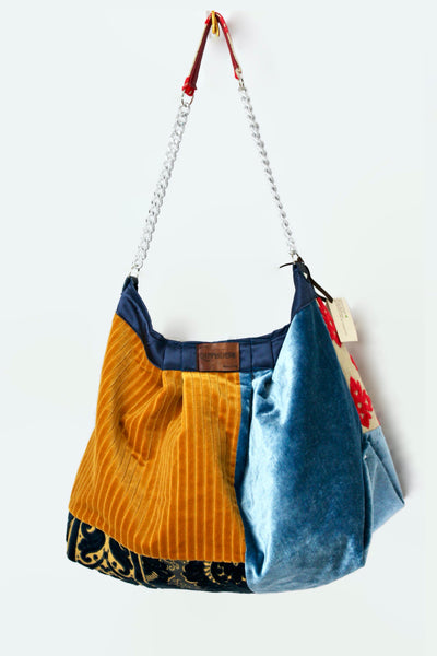 QUARTIERI Borsa tracolla patchwork