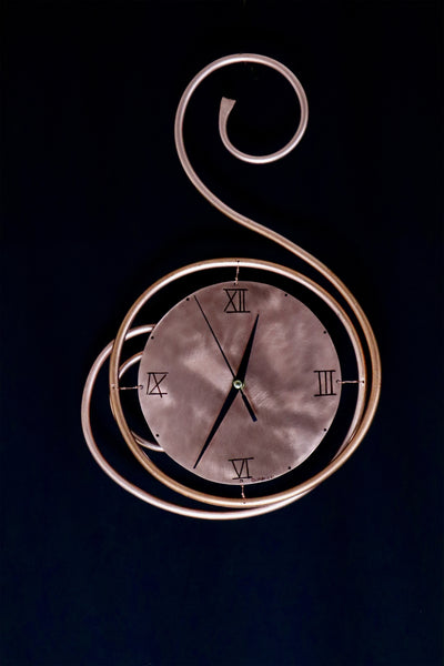 QUARTIERI Orologio a muro in rame