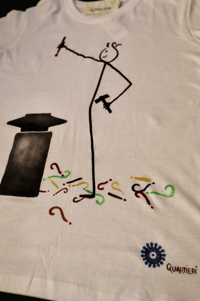 QUARTIERI T-Shirt con martello e incudine
