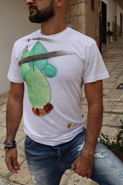 QUARTIERI T-Shirt Con Cactus