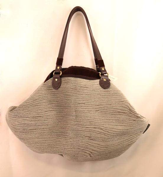 Borsa semiluna in velluto