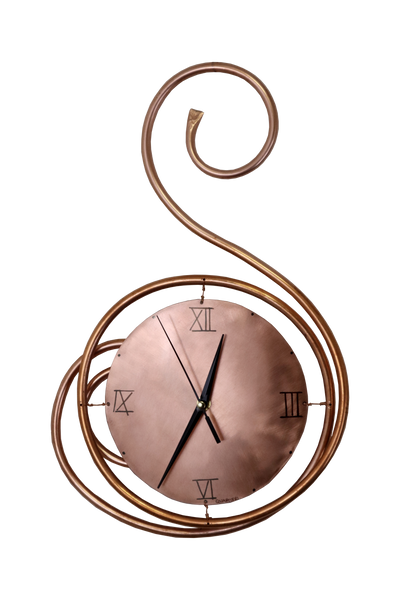 QUARTIERI Orologio a muro in rame
