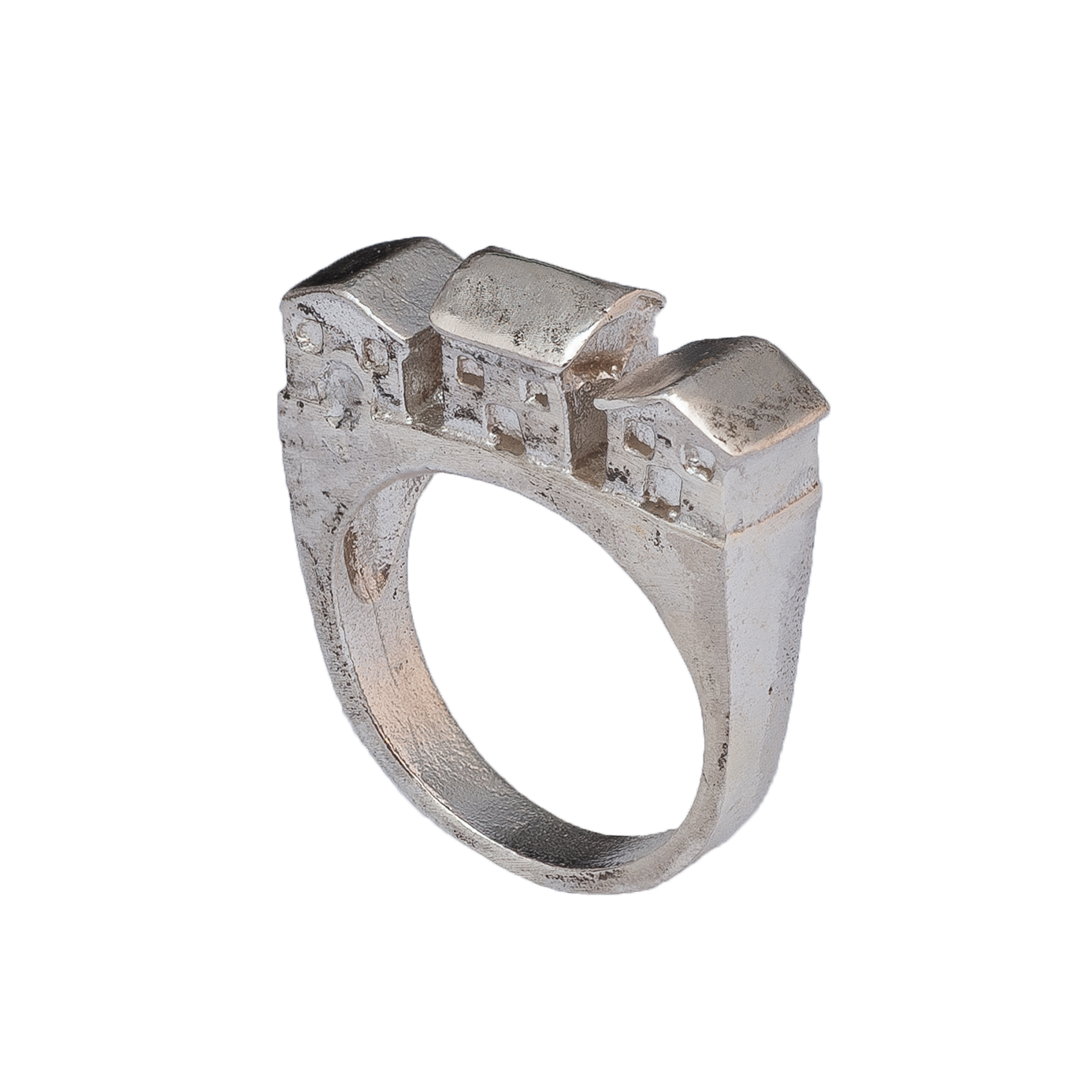 Anello In Argento Fusione In Cera Persa Damasco – Milady Gioielli - Foto 10