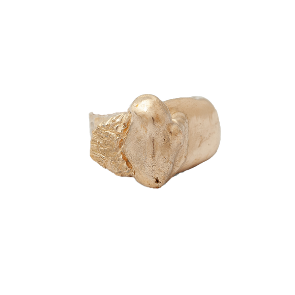 Anello dal design unico realizzato attraverso la tecnica della cera persa(Pezzo unico)