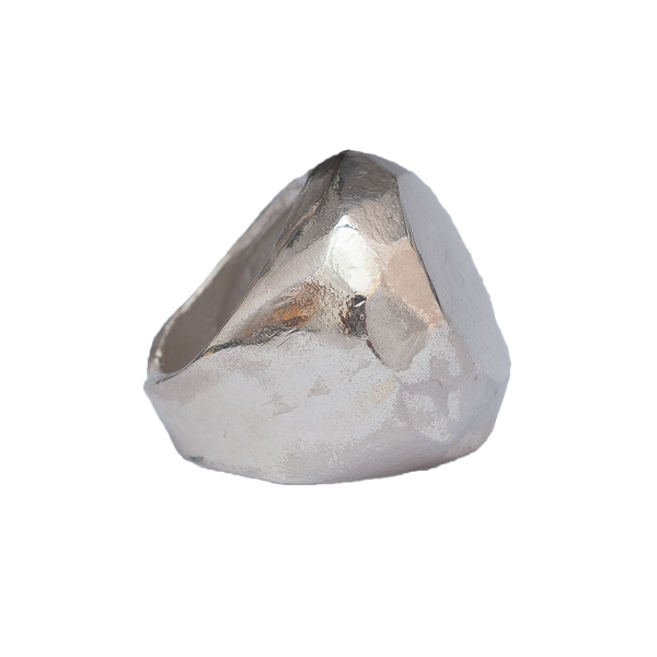 Anello regolabile in bronzo e argento