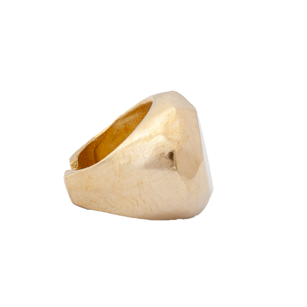 Anello regolabile in bronzo e argento