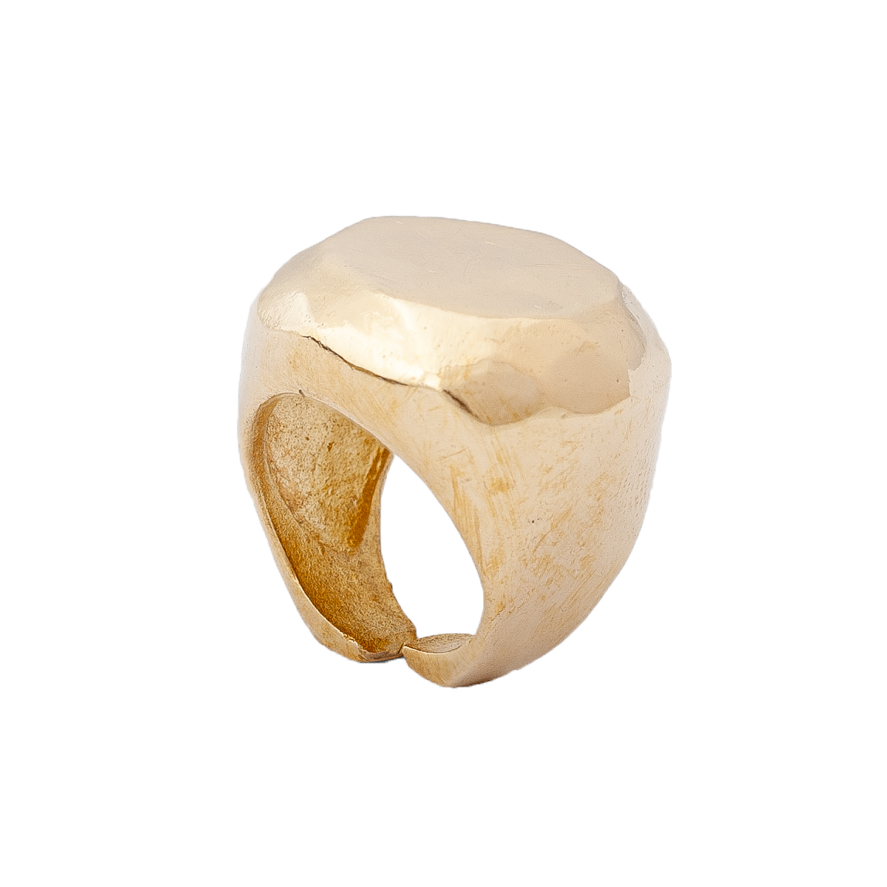Anello regolabile in bronzo e argento
