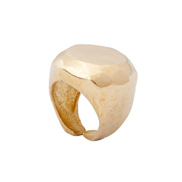 Anello regolabile in bronzo e argento