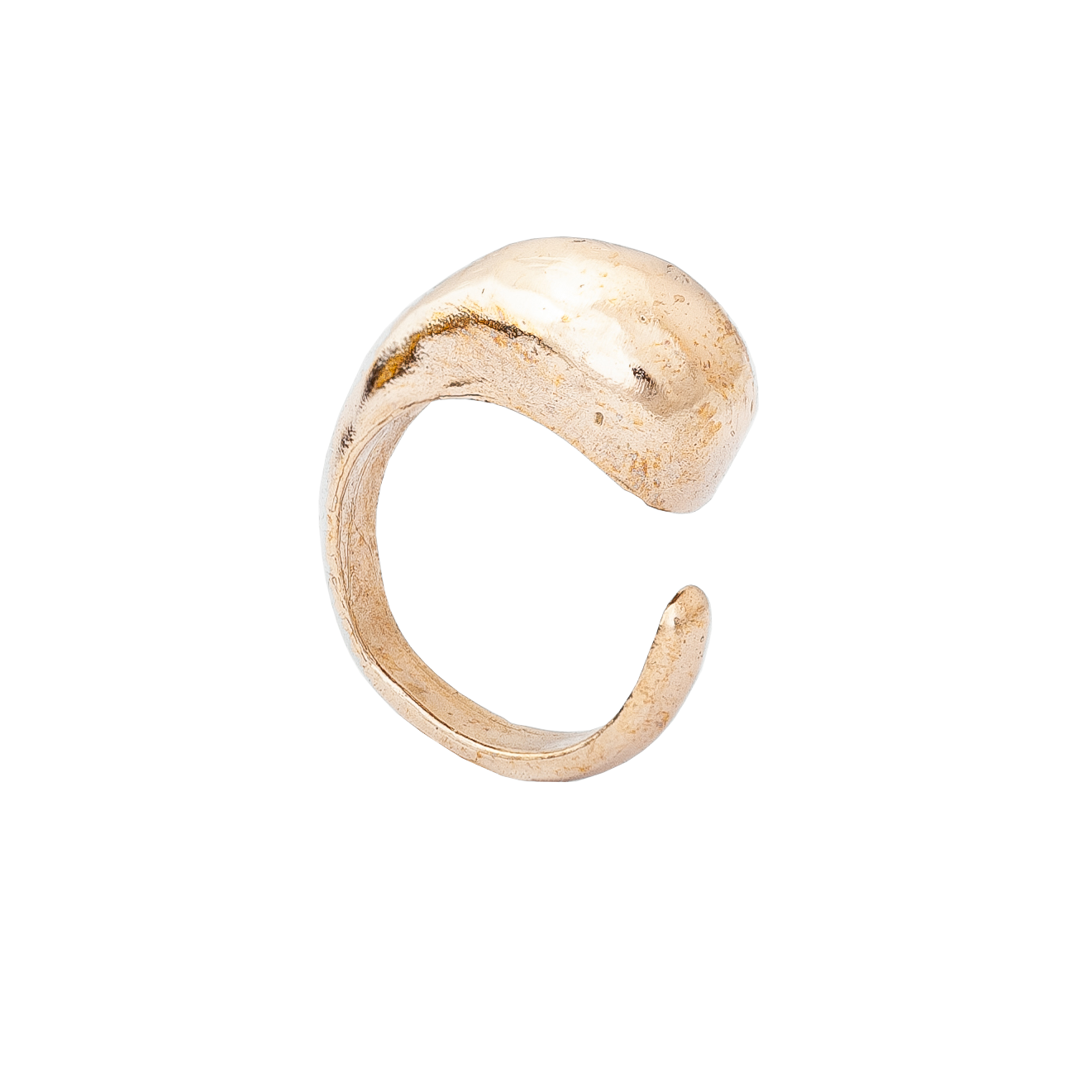 Anello da mignolo Chevalier in argento e bronzo regolabile