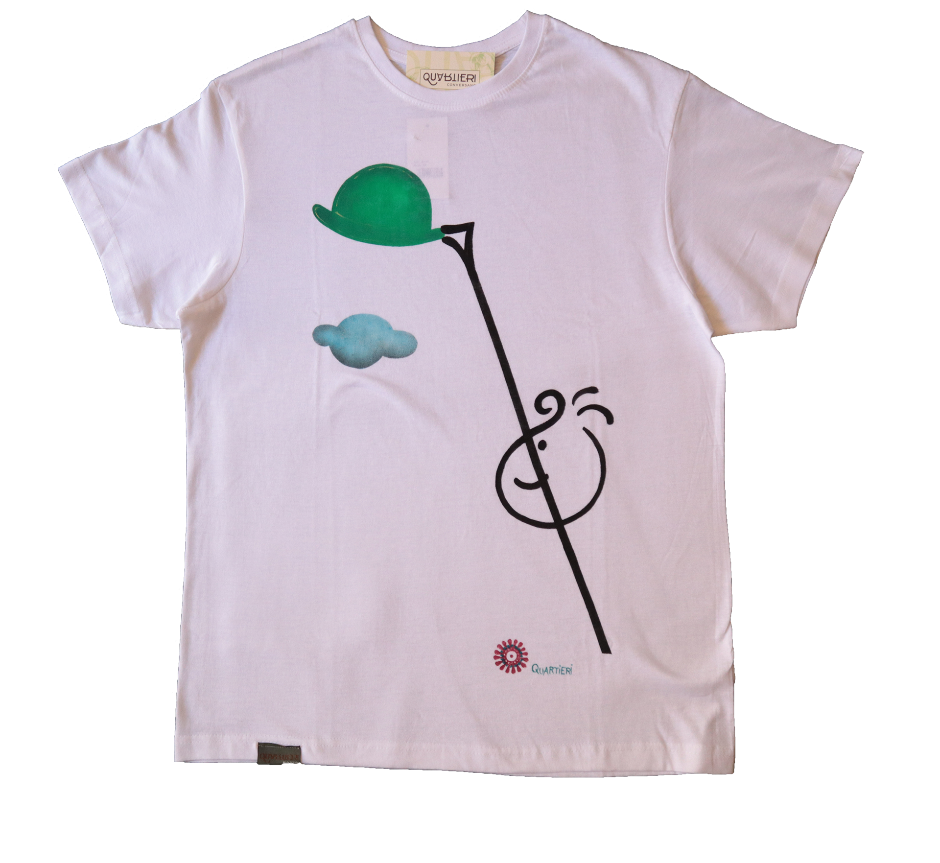 QUARTIERI T-shirt  Con Cappello